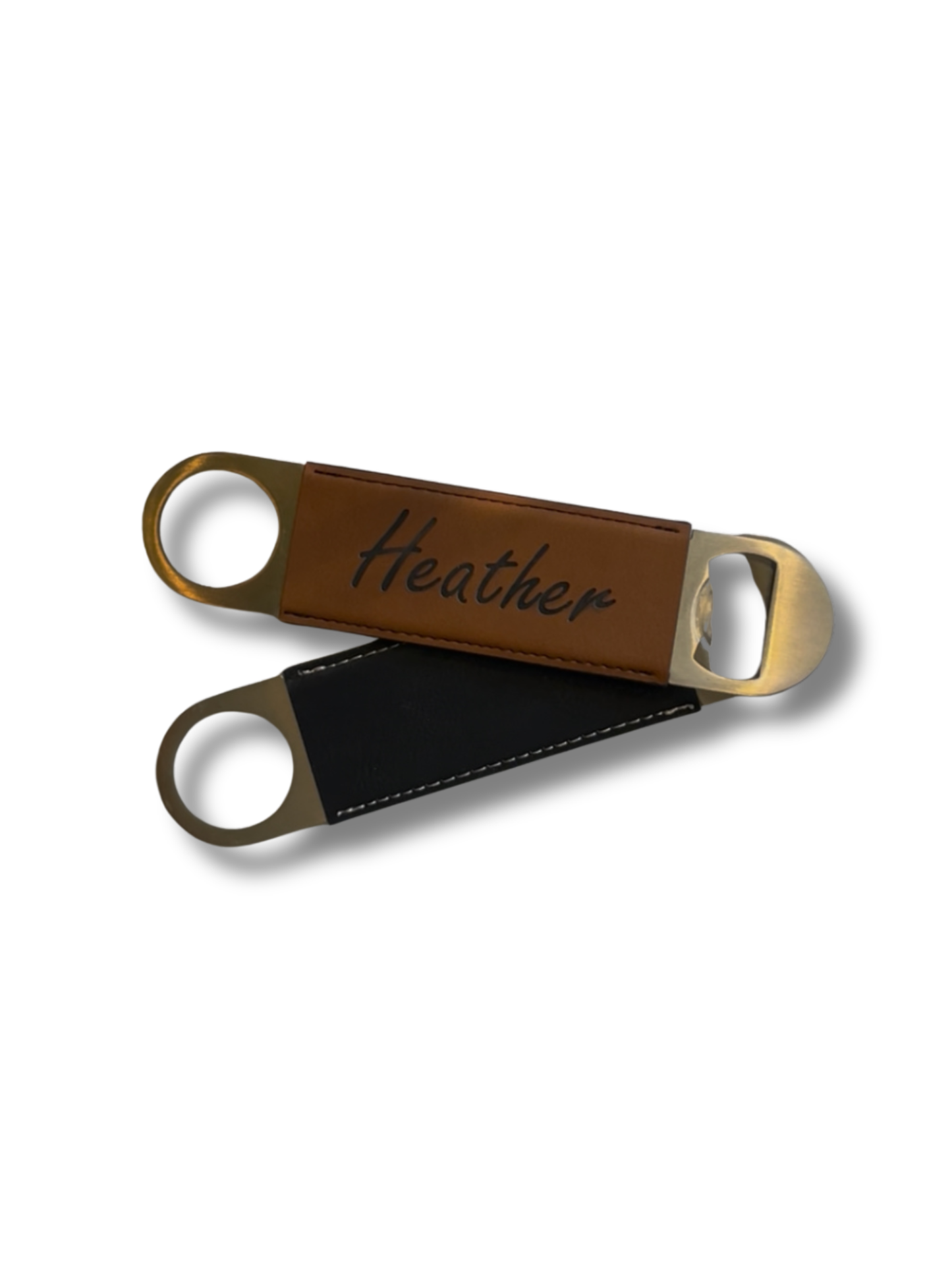 Engraved Leather Bottle Opener