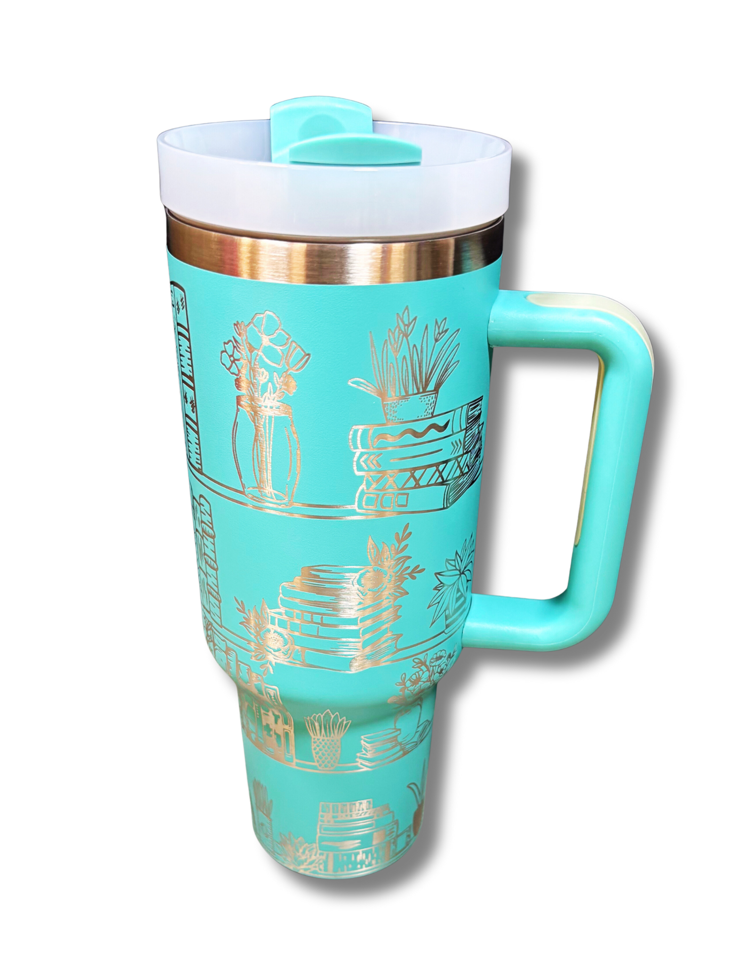 40 ounce Stainless Steel Bookish Tumbler