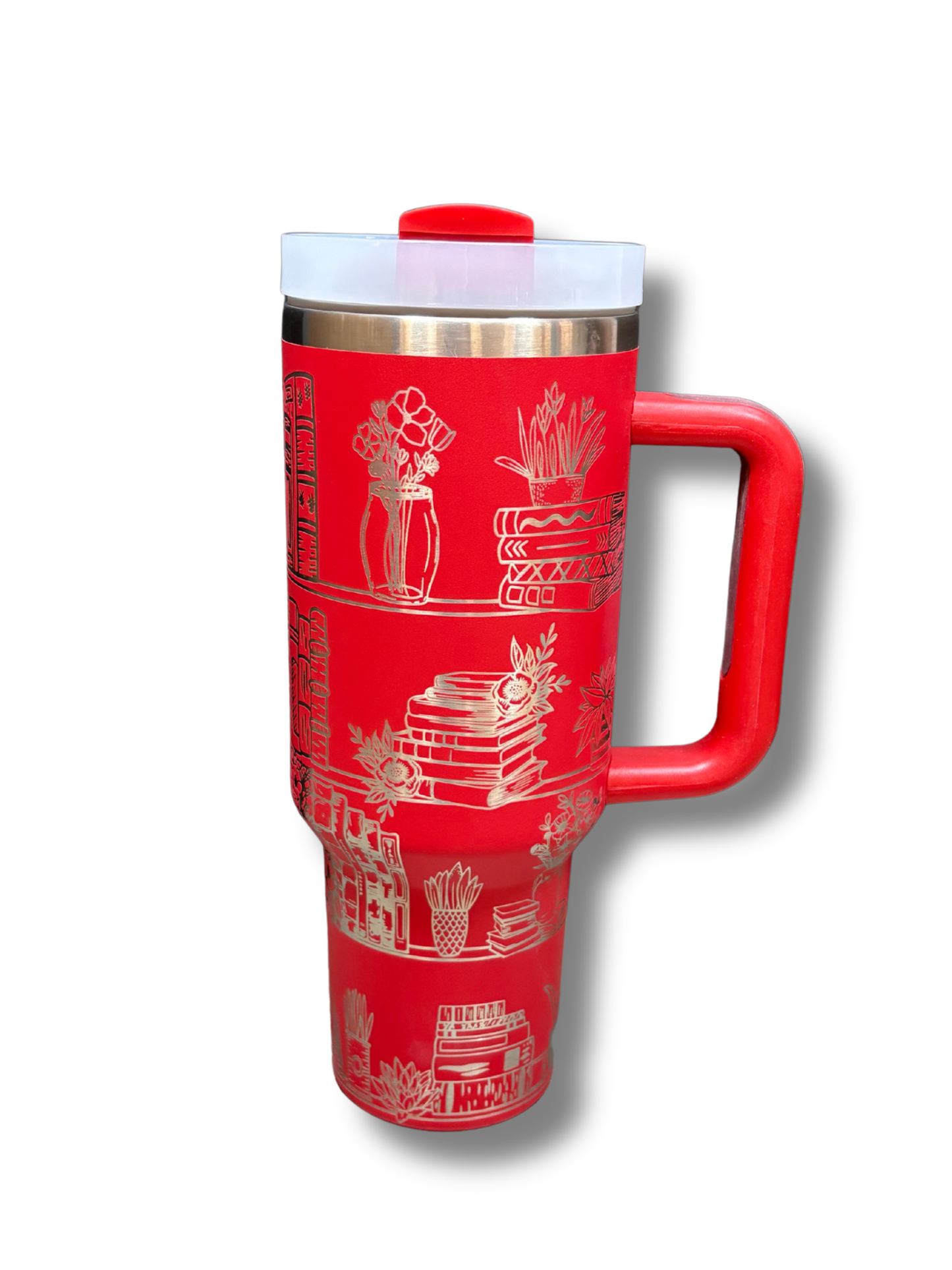 40 ounce Stainless Steel Bookish Tumbler